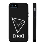 TRON TRX Black iPhone Case - CryptoANTEG.com