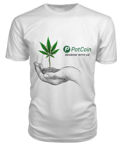 PotCoin Regrow T-Shirt - CryptoANTEG.com