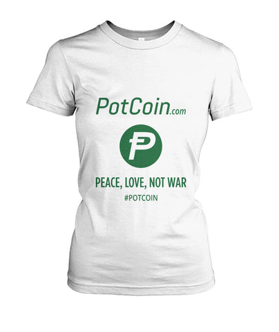 PotCoin Women T-Shirt - CryptoANTEG.com