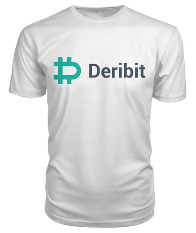 Deribit T-shirt (white) Premium Unisex Tee - CryptoANTEG.com