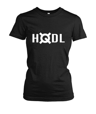 HODL Quantstamp Women T-Shirt - CryptoANTEG.com