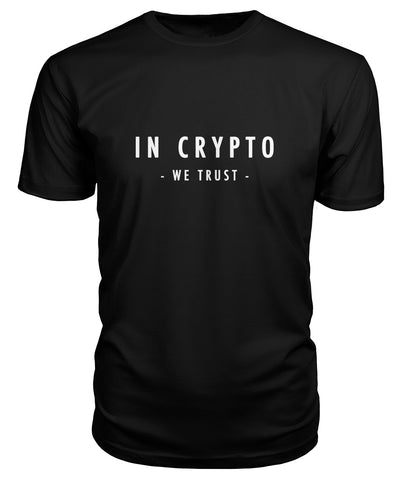In Crypto We Trust T-Shirt - CryptoANTEG.com