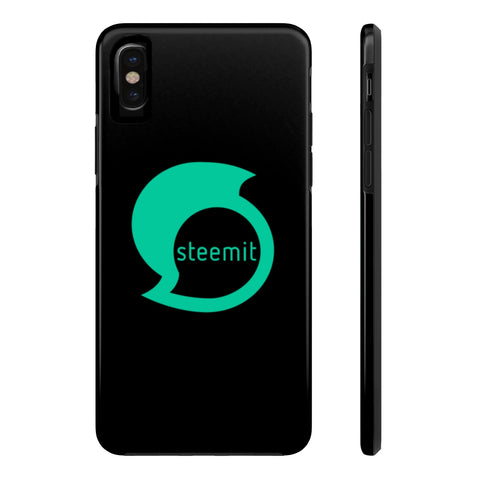 STEEMIT Black iPhone Cases - CryptoANTEG.com